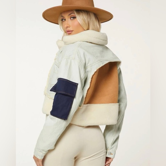 Denim Patchwork Jacket - Picture 2 of 6